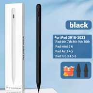 Rysik do Apple iPad Mini Air Pro Stylus Pencil czarny + kabel i 2x końcówka