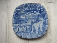 Talerz ścienny porcelana Rörstrand JULEN 1975
