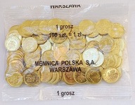 WOREK WORECZEK SASZETKA 1 Grosz 1 gr 2002 MW