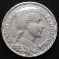 Łotwa 5 lati 1931 - srebro
