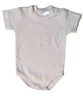 CHRZEST ŚWIĘTY body niemowlęce haft aniołek rozmiar 62 Kolibra