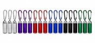 Brelok Do Kluczy Latarka LED Mini Karabińczyk Camping 18 sztuk