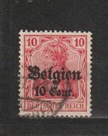 Niemcy Okupacja Belgii Mi. 14 kasowany