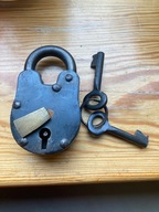 ŻELIWNA, RĘCZNIE ROBIONA KŁÓDKA, STYLIZOWANA NA DZIKI ZACHÓD + DWA KLUCZE