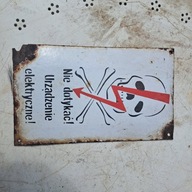 tablica ostrzegawcza elektryczna