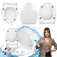 WYPINANA DESKA SEDESOWA WOLNOOPADAJĄCA DO WC DUROPLAST UNIWERSALNA MOCNA