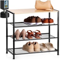 Regał PÓŁKA BUTY obuwie szafka organizer duży stojak 4-poziomowy piętrowy