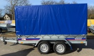 Przyczepka Samochodowa Niewiadów BD7530T z plandeką i stelażem