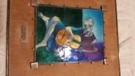 Obraz Picasso emalia Ag 875 I poł XX w.