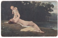 AKT kobieta po Kąpieli nad jeziorem Ed. Lebiedzky ok.1910r Wydanie Minerwa