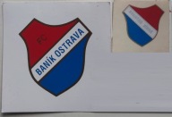 BANIK OSTRAVA FC CZECHY KLUB SPORTOWY PIŁKA NOŻNA NAKLEJKA WLEPKA PRL