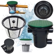 FILTR PRZELEWOWY WODY DESZCZOWEJ DESZCZÓWKI CZYSZCZAK OSADNIK RYNNOWY