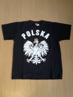Koszulka męska T-Shirt nadruk POLSKA r.XL