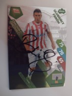 Karta panini autograf Cracovia sezon 14/15 Marcin Budziński Ulubieńcy Fanów
