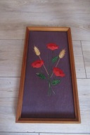 OBRAZEK DEKORACYJNY DREWNIANA RAMA