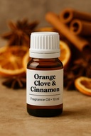 OLEJEK ZAPACHOWY ORANGE CLOVE&CINNAMON LUKSUSOWA KOMPOZYCJA + GRATIS 10 ml