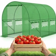 TUNEL FOLIOWY OGRODOWY 3X2M SZKLARNIA OGRODOWA FOLIOWA FOLIAK PAWILON 6m2