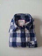 Abercrombie kids koszula młodzieżowa bawełna krata r XL