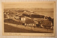 Gdynia : Widok na plażę i port, CZYSTA, STARA Fot. R. Wyrobek