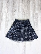 Czarna Spódnica w kropki rozmiar M