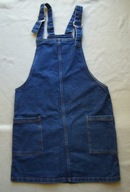 SPÓDNICA DAMSKA OGRODNICZKA JEANSOWA 40 DENIM Co.