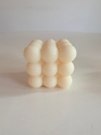 Świeca sojowa Bąbelki Handmade 1 sztuka dekoracyjna na prezent