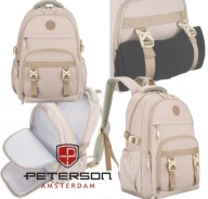 PLECAK SZKOLNY TORNISTER DO SZKOŁY DLA DZIECI PETERSON POJEMNY PRAKTYCZNY