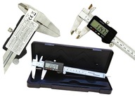 OUTLET! SUWMIARKA CYFROWA ELEKTRONICZNA LCD Z BATERIĄ I ETUI METALOWA 150MM