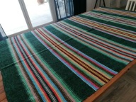 CEPELIA WEŁNIANY TKANY KILIM KAPA NARZUTA PASIAK 133 x 210 W3