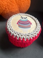 koszyk/ pudełko na drobiazgi ręcznie wykonany