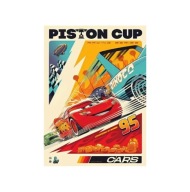 Plakat „Cars – Piston Cup” – Wyścigowa Energia