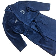 SZLAFROK MĘSKI GRANATOWY CIEPŁY BEZ KAPTURA ROZ.XL__BLUE FLAG