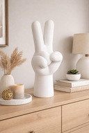 Ręka znak pokoju – figurka dekoracyjna 3D | 46 cm | 3D Mały Gag