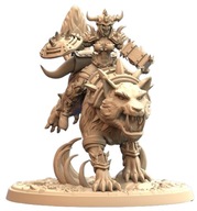 Orc Wolf Rider Orkowy Jeździec Wilków B Druk 3D NSFW