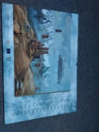 kalendarz artystyczny na rok 2025 z obrazami Jarosława Jaśnikowskiego