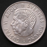 Szwecja 2 korony 1968 - król Gustaw VI Adolf - stan 1/2