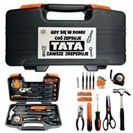 ZESTAW NARZĘDZI DLA TATY 40el. prezent na Dzień Ojca 18-99 urodziny Święta
