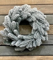 Stroik Bożonarodzeniowy Premium Ośnieżony 40cm 100%PE