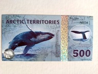 TERYTORIUM ARKTYCZNE - 500 dolarów 2017, humbak, piękny !!!