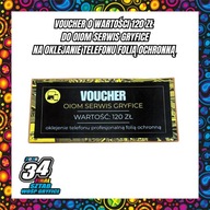 VOUCHER O WARTOŚCI 120 zł do OIOM SERWIS na oklejenie telefonu folią!