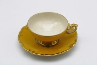 ZESTAW MOKKA PORCELANA KPM WAŁBRZYCH 1925 - 1945 r STARY ŚLĄSK