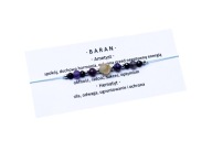 Bransoletka znak zodiaku Baran naturalne kamienie