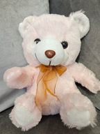 Różowy Miś Pluszowy Pluszak Maskotka Przytulanka Bear Walentynki 25cm
