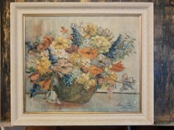 Obraz rama Mossig - Żupan Kwiaty Dom Książki 1977