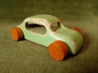 Konrad Keller - Niemcy Zachodnie, lata 60-te / piękny drewniany samochodzik