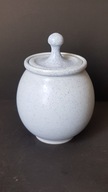 Ceramiczna cukiernica pojemnik z pokrywką