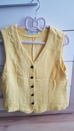 BIANCA 40/42 KAMIZELKA żółta śliczna