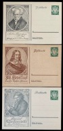 1934 WMG Sławni Gdańszczanie Fi Cp 48 I- III * komplet 3 kartek czystych
