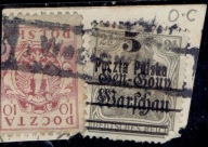 WYDANIE PP/GGW Fi 8 BŁĄD B2 WŁOCŁAWEK WIERSZOWY RAMKOWY WYCINEK