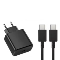 ŁADOWARKA SIECIOWA 45W + KABEL USB-C 1m DO TELEFONU SAMSUNG